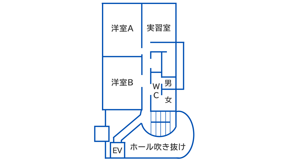 図：2階間取り図