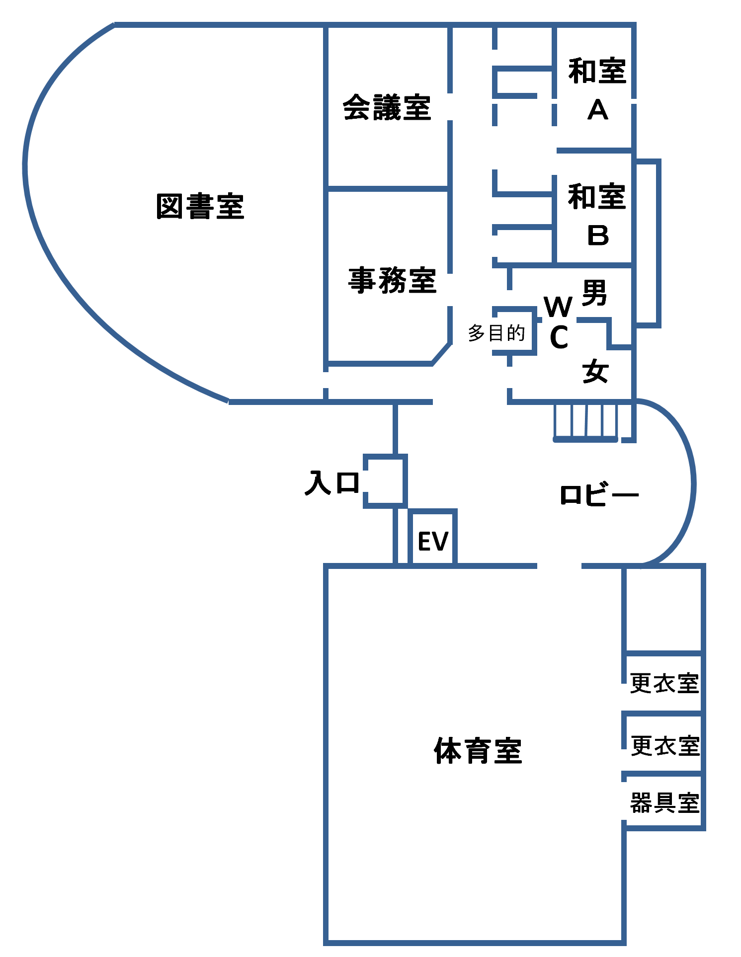 図：1階間取り図