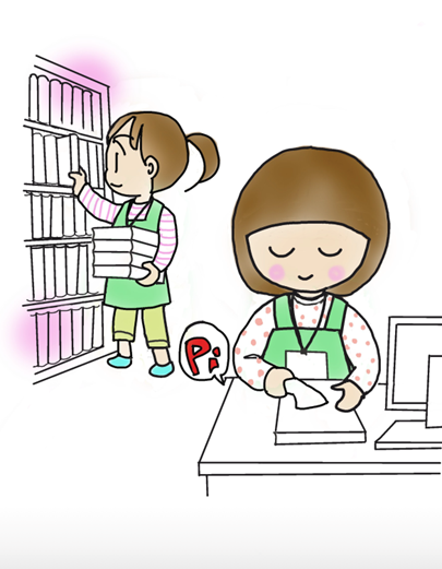 イラスト：子ども司書