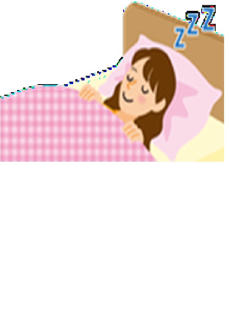 イラスト:質の高い睡眠